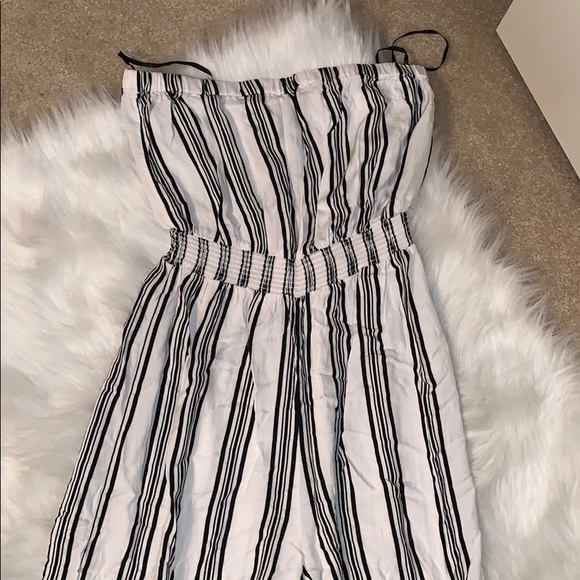 Forever 21 Other - Forever 21 Striped, Strapless Jumper Sz M